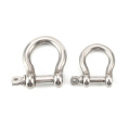Outdoor steel screw pin anchor bow shackle buckle
