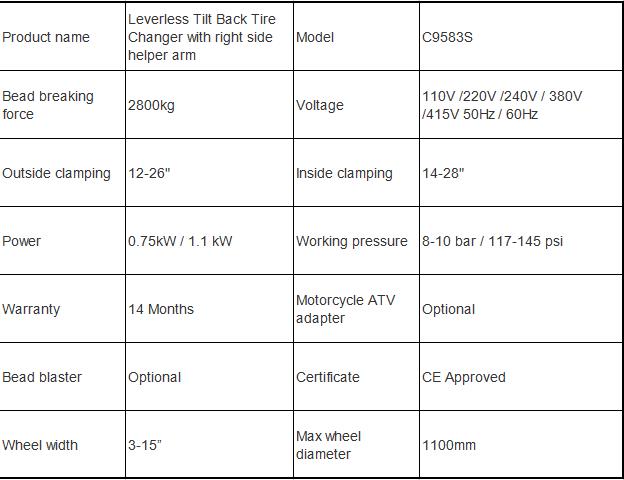 C9583S specification