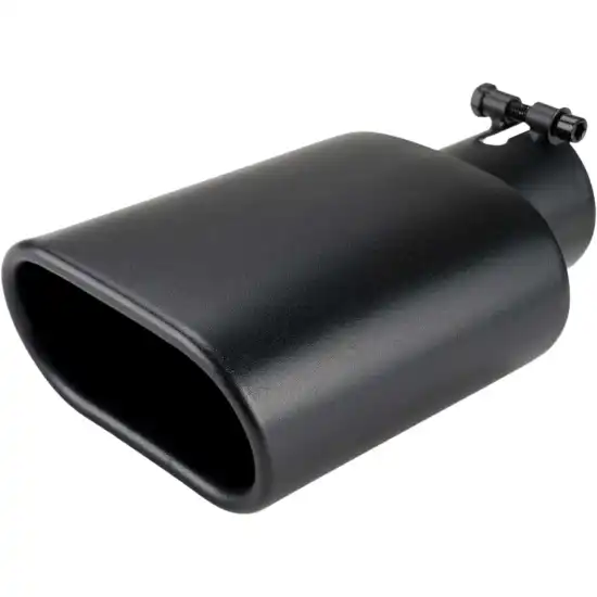9 Inch Stainless Steel Exhaust Pipe 2.5 Inch Inlet 5.5 Inch x3 Inch Square Outlet