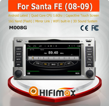 HIFIMAX Android 4.4.4 car dvd gps navigation system for HYUNDAI NEW Santa Fe ex (2004-2009) / Hyundai ELANTRA
