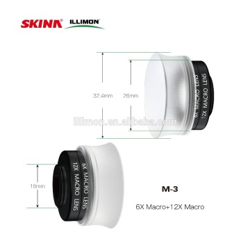 ILLIMON 3 in 1 Clip Mobile Phone Lenses Macro Universal Camera Lens For iPhone 7 7s Samsung Xiaomi