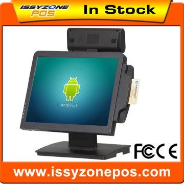 IZP024 Android Pos System All in one 15 inch Touch Capacitive Screen Black Color