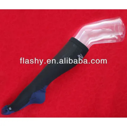 Men's cotton wool coolmax nylon sport compression socks