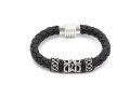 Edelstahl schließt lederarmbänder schmuck herren charmante armbänder