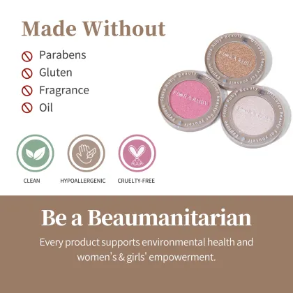 Custom Logo Glitter Highlighter Powder for Cosmetics