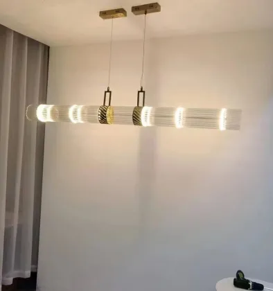 Modern Simple American Designer Chandelier for Living and Dining Rooms