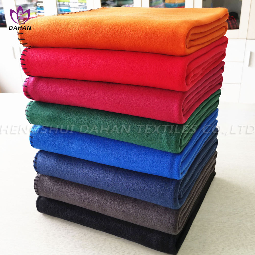 7018 Solid Color Microfiber Picnic Blanket 1