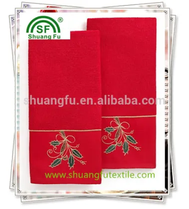 pure cotton printing christmas towel / gift towel