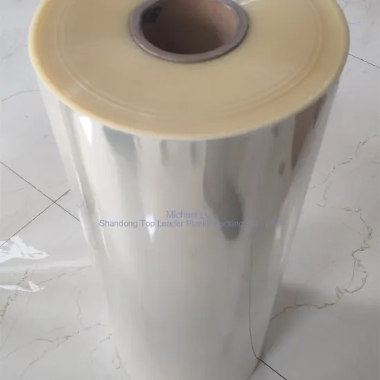 Transparent PVC film 38 microns suitable for general printing
