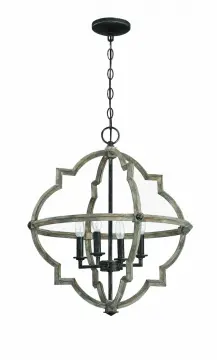 Natural Wood Grain Lamps and Lanterns Light