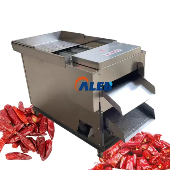 Stainless Steel Automatic Dry Pepper Chili Cutting and Seed Separating Machine: Precision Processing for Culinary Ingredients