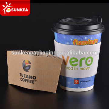 Disposable custom recycled printed hot paper cup