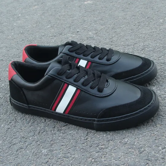 2021 microfiber PU fabric webbing men shoes