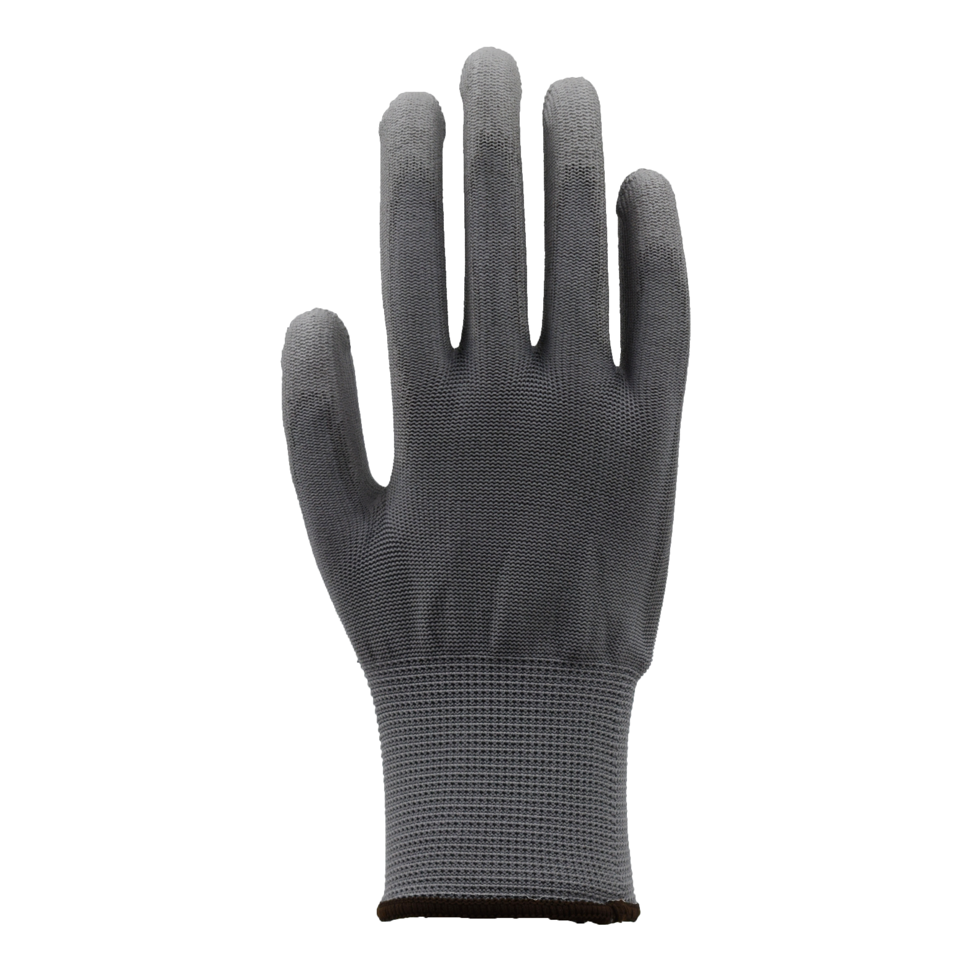 Thirteen pin nylon pu coated finger gloves