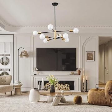 Nordic Creative E27 Pendant Light - Modern Chandelier for Living Room, Restaurant, Bedroom Decor