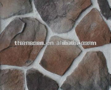 cheap artificial decorative cobble stone slab