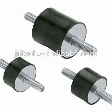 Cylindrical Rubber Dampers for Vibration Damping