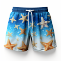 Qualité 100% polyester OEM Color Beach Shorts solide imperméable pour la saison estivale