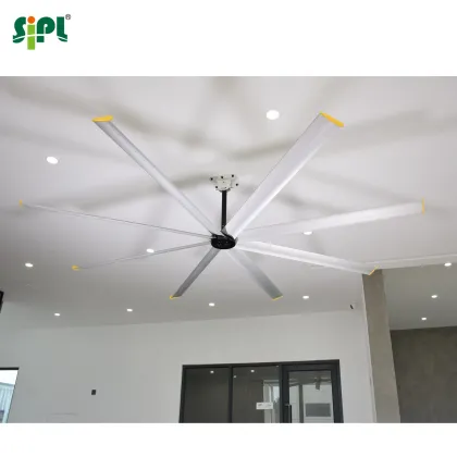 Solar Powered Greenhouse Factory: Big Ass DC Fan - HVLS Industrial Cooling Fan 10ft Aluminum