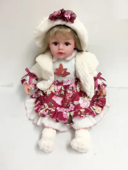 24" Handmade Vinyl Plastic Lovely Doll Big Eyes