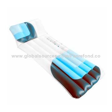 Inflatable Swimming Pool Air Mat with Pillow
