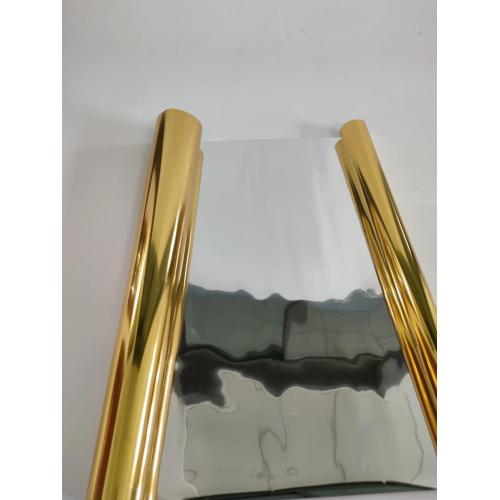 golden silver rose gold metallic PET film