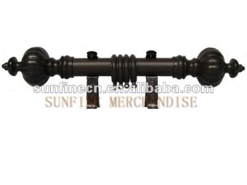 bracket for 35mm wooden color iron pipe with full set