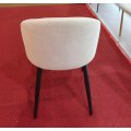 Silla de comedor tapizada moderna