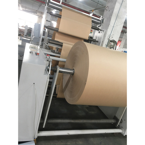 Máquina de papel de papel kraft de fondo cuadrado semi automático