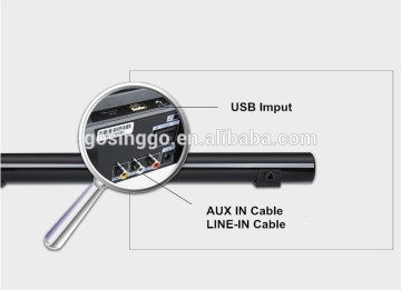 20W light soundbar,portable wireless soundbar with led display