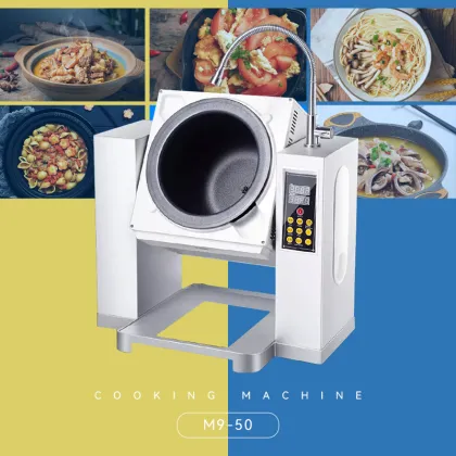 Intelligent 360° Rotary Stir-Fry Machine - 4500W Commercial Electric Cooking Appliance