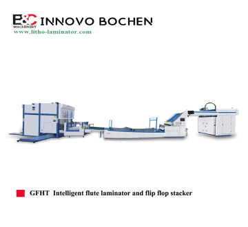 GFHT Intelligent flute laminator and flip flop stacker