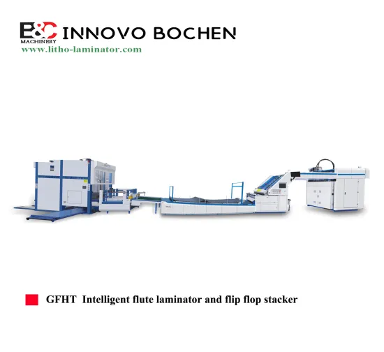 GFHT Intelligent flute laminator and flip flop stacker