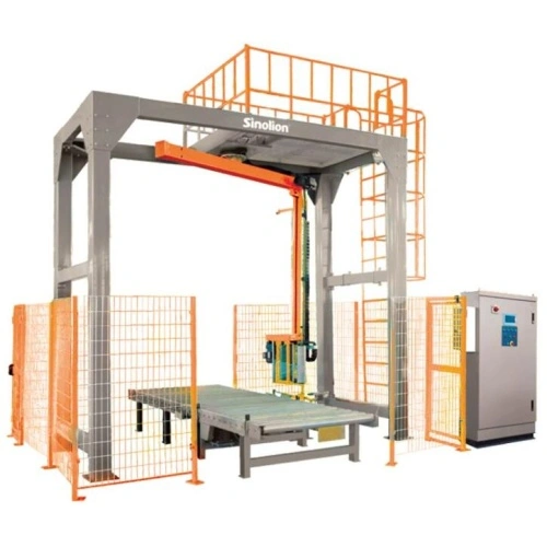 Full Automatic rotary arm pallet wrapping machine China Manufacturers ...