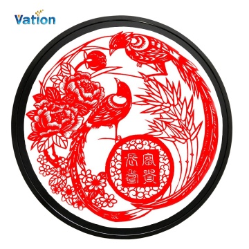 23.6 Inch IPS Circle LCD Display with Metal Housing and Multiple Input Options (HDMI/VGA/DVI)