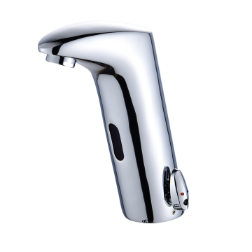Infrared Automatic Deck Mount Sensor Faucet for Cold and Hot Water
