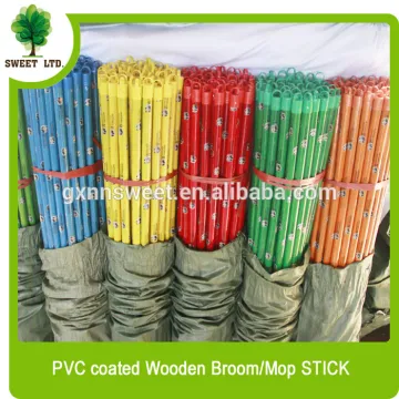 plastic cover eucalyptus material wooden mop handle