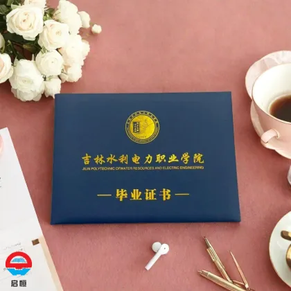 Customized Folder for Graduation Documents at Jilin College