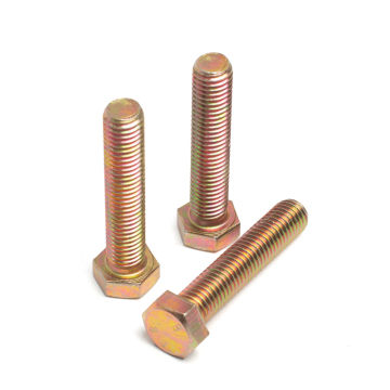 China Factory High Quality Yellow Zinc Plated Hex Bolt - Best Prices Available