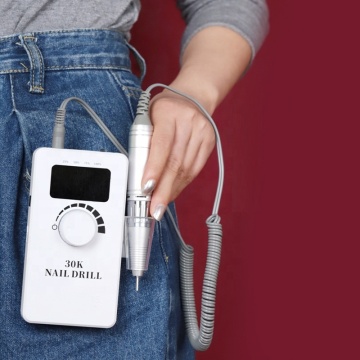 High Speed Cordless Nail Drill Machine - 30000 rpm Manicure Efile Polisher