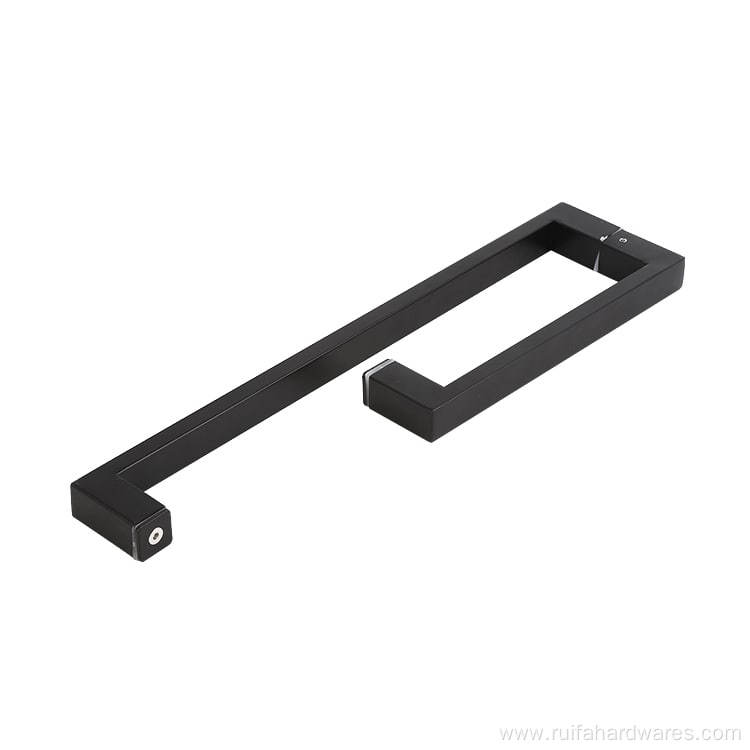 Black Glass Shower Door Pull Handles