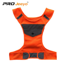 Gilet de course réfléchissant orange