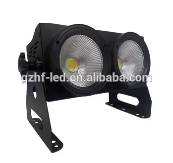2eyes COB led blinder light 2x100W warm white audience lighting DMX theare light
