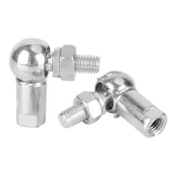 M6 x 1 DIN 71802 Carbon Steel Angled Ball Joints with Threaded Shank