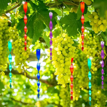 Reflective Optical Drive Stick: Rotating Anti-Bird Scaring Device for Orchards