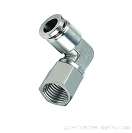 Stainless steel female swivel elbow pneumatic fitting