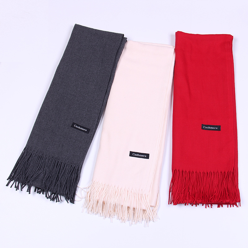 Pure color imitation cashmere scarf cashmere scarf (7)
