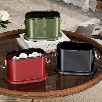 Mini Wall Mounted Trash Can for Bathroom Vanity