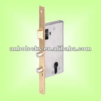 2 turns with 2 round bolt and one brass latch lock body