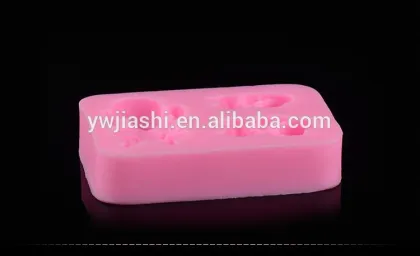 Lively baby is playing fondant mold cake